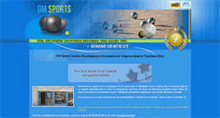 Desktop Screenshot of gm-sports-84.fr